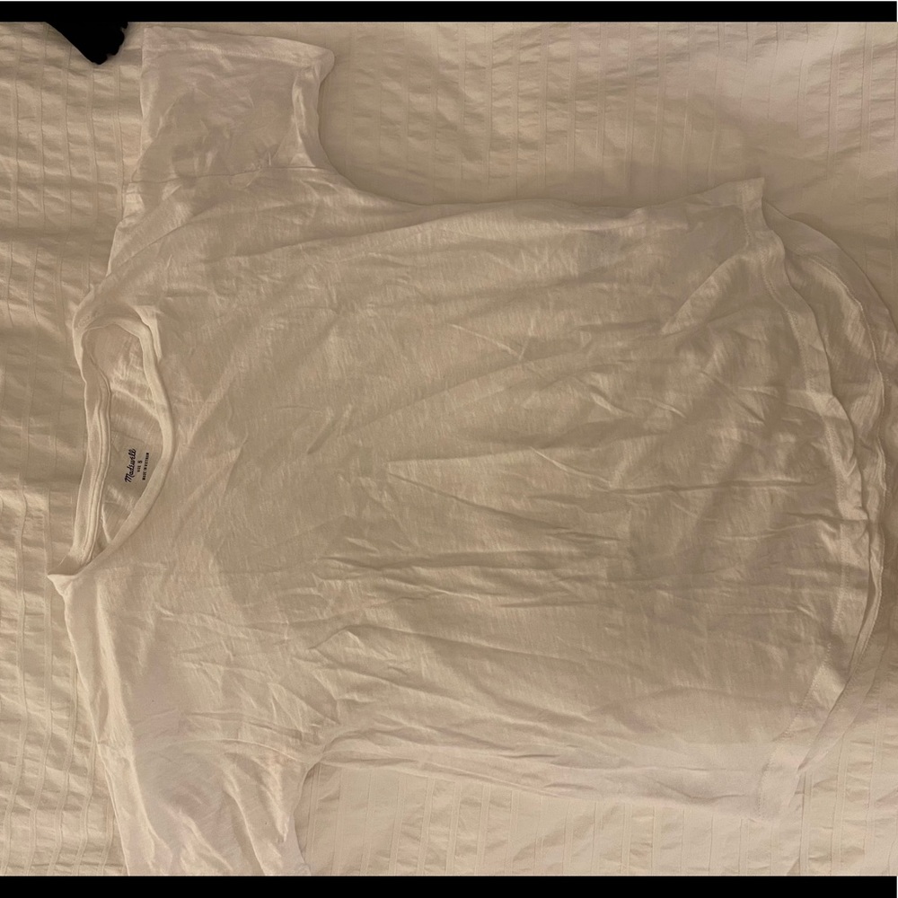 Madewell white tee